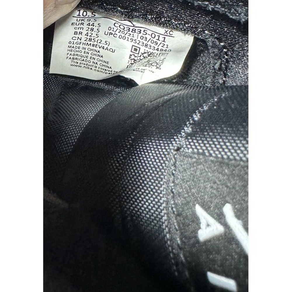 Nike Air Jordan 1 High Flyease Panda Mens Size 10.5 Black White CQ3835-011 - Picture 7 of 8